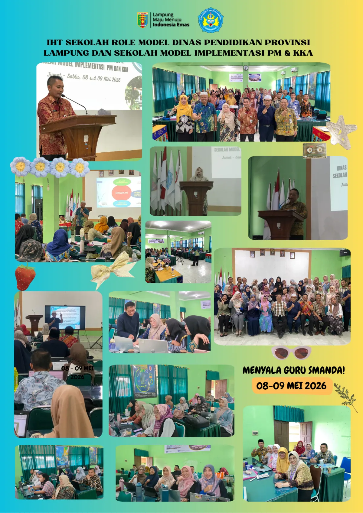 Tingkatkan Kompetensi Guru, SMAN 2 Bandar Lampung Gelar IHT Sekolah Role Model